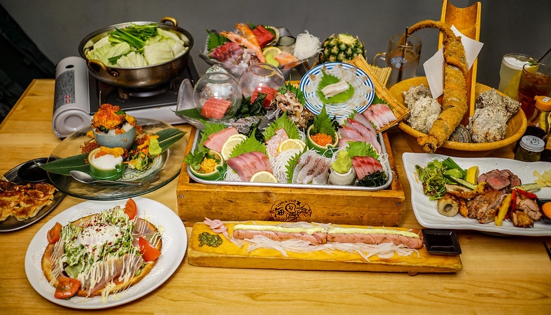 海風土 （シーフード）│福岡 海鮮居酒屋│博多車站旁超高CP值居酒屋，像浦島太郎一樣享受500Yen超值玉手箱 @鄉民食堂