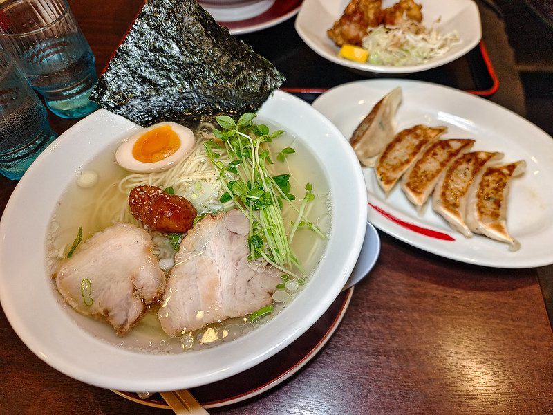 拉麺本家夢屋 扇町店│鳥取站旁美味平價拉麵套餐超划算 @鄉民食堂