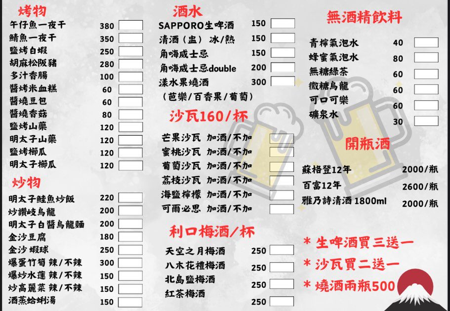 聚樂町日式居酒屋，捷運西門站美食，電影街後面的美味居酒屋，海鮮與生魚片超棒