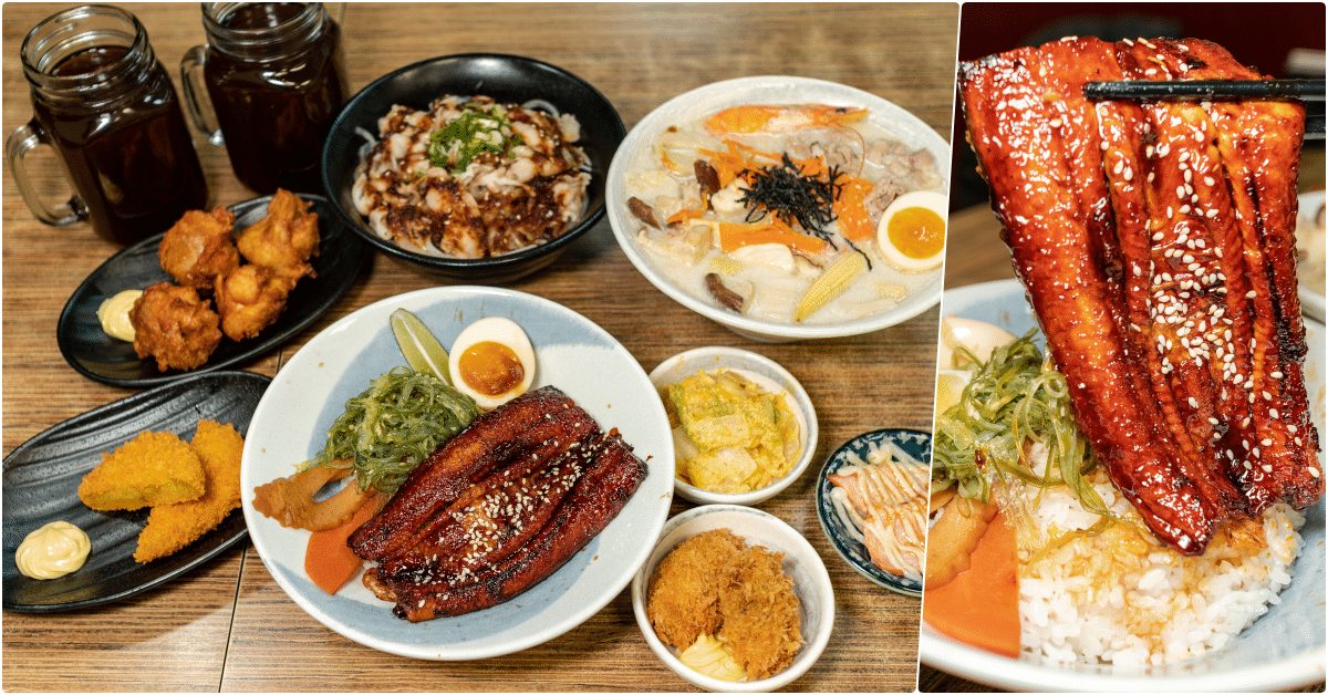 No.6丼滋丼（丼飯、拉麵、烏龍、定食）龍山寺站、萬華美食，平價又好吃的鰻魚丼與蒜泥白肉丼 @鄉民食堂
