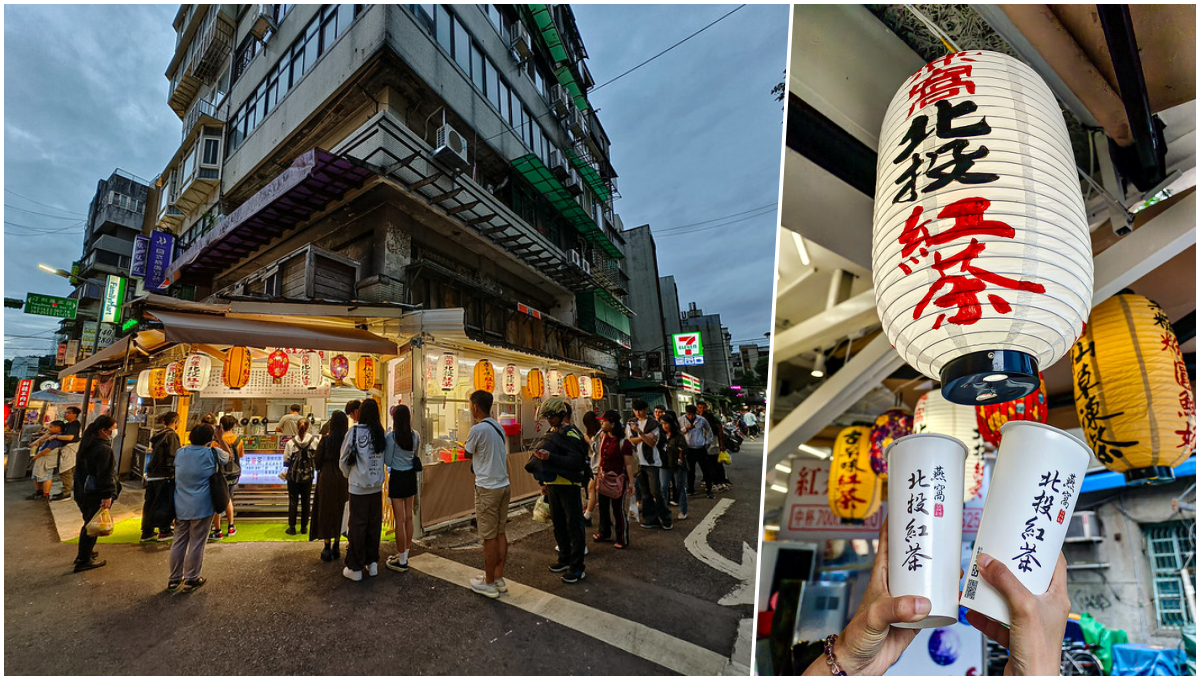 燕窩北投紅茶-公館店，捷運公館站美食，google評分超低但總是大排長龍的手搖杯 @鄉民食堂